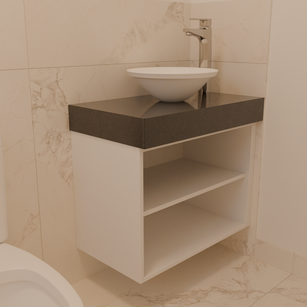 Armário de Banheiro de Nicho Branco TX (Sudoeste / Contorno – Apt 05 06 Pav 03 04 05)