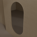 Espelho Decorativo Lina Oblongo 120 x 60 cm