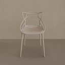 Conjunto de 4 Cadeiras Long Stay Allegra Flex | Nude