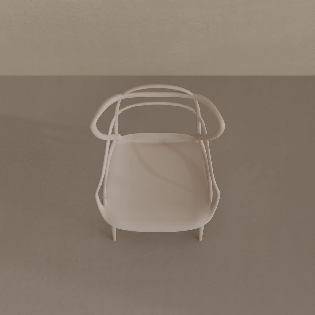 Conjunto de 4 Cadeiras Long Stay Allegra Flex | Nude