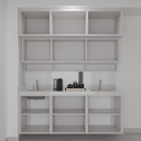 Armário Cozinha Cinza Cobalto (Sudoeste / Bias Fortes – Apt 03 04)