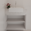 Armário de Banheiro Porta de Giro Branco Tx (Sudoeste / Bias Fortes - Apt 01 02 05 06)