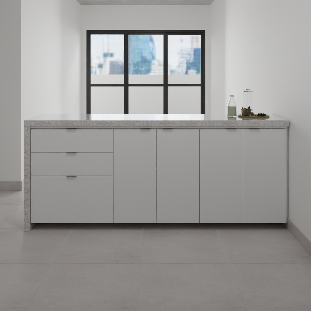 Armário Cozinha Inferior e Superior sem Lava e Seca Branco Tx (Sudoeste / Bias Fortes - Apt 03 04) (CxB)