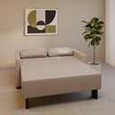 Sofá-Cama Lia Sofani 164x105x92cm (LxPxA) Cinza Claro
