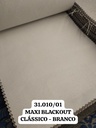 Cortina Blackout Branco 2x 2,40m e Gaze Linho Branco 2x 2,75m - Vão 2,40 Largura x 2,45 Altura