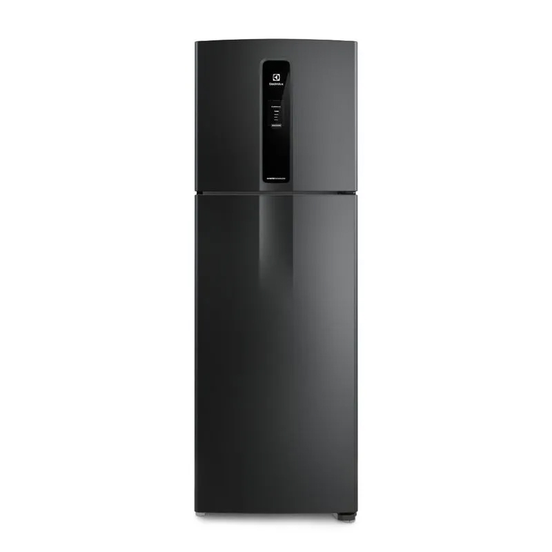Geladeira Electrolux Frost Free Duplex Efficient com AutoSense cor Inox Look 390L (IF43S)