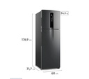 Geladeira Electrolux Frost Free Inverter 390L Efficient AutoSense Duplex Black Inox (IF43B)