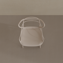 Conjunto de 4 Cadeiras Long Stay Allegra Flex | Nude