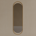 Espelho de Corpo Glam Oblongo 140x43 cm Dourado EDGLD154OB2850