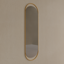 Espelho de Corpo Glam Oblongo 140x43 cm Dourado EDGLD154OB2850