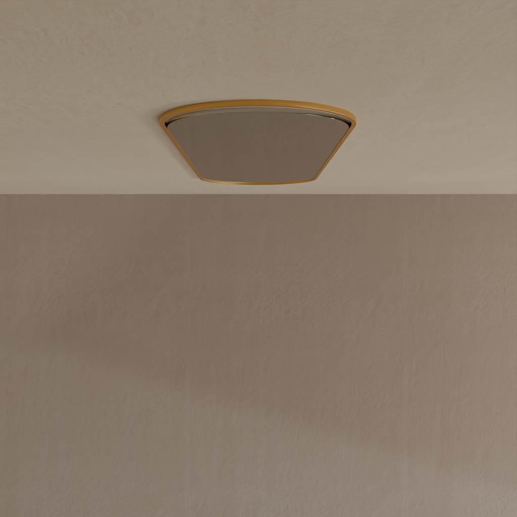 Espelho de Corpo Glam Oblongo 140x43 cm Dourado EDGLD154OB2850