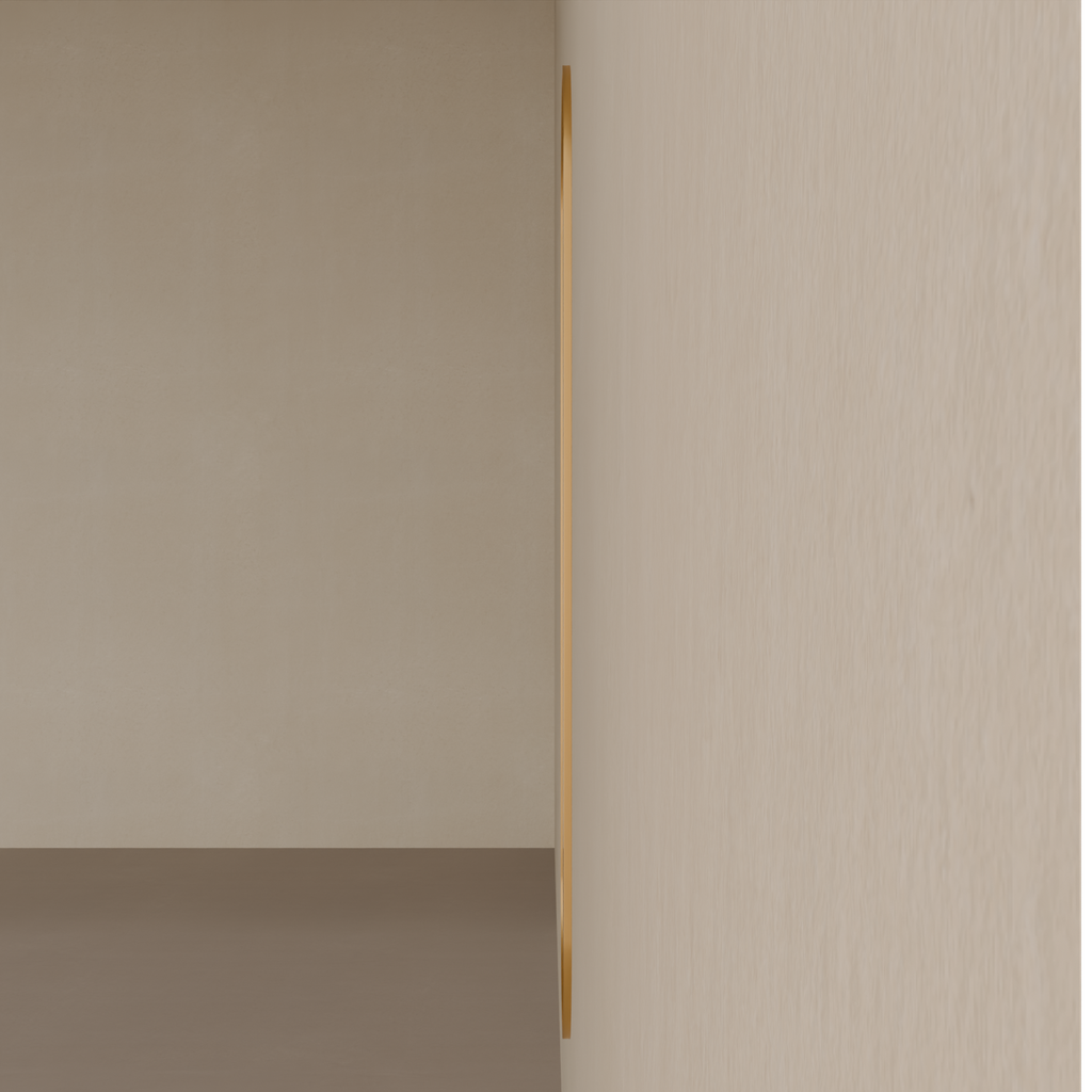 Espelho de Corpo Glam Oblongo 140x43 cm Dourado EDGLD154OB2850