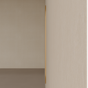 Espelho de Corpo Glam Oblongo 140x43 cm Dourado EDGLD154OB2850