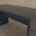 Mesa Escritório 140 x 60cm Azul Tx