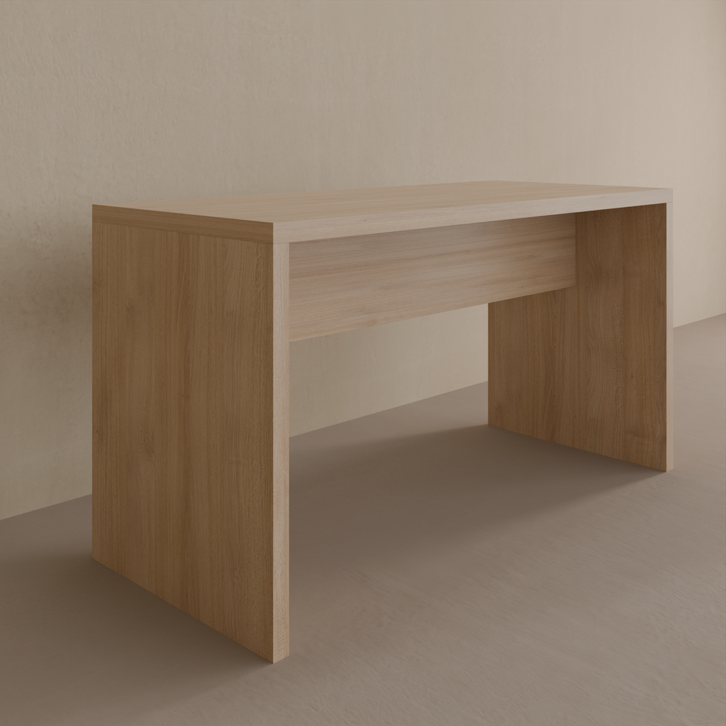 Mesa Escritório 140 x 60cm Carvalho Treviso