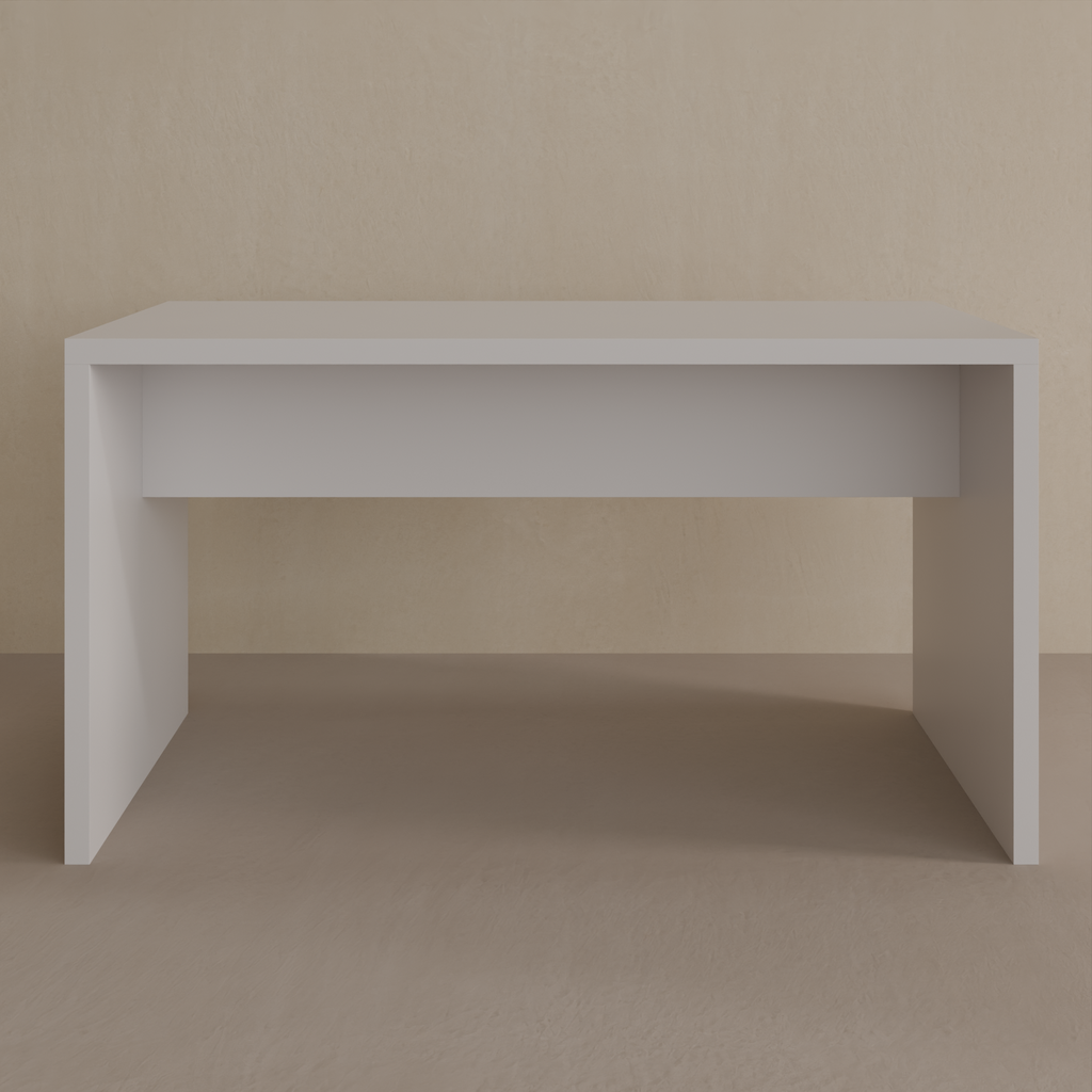 Mesa Escritório 140 x 60cm Cinza Cobalto