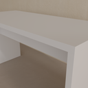 Mesa Escritório 140 x 60cm Cinza Cobalto