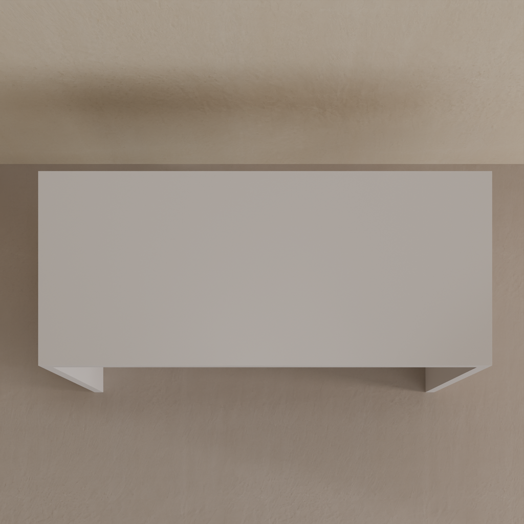 Mesa Escritório 140 x 60cm Cinza Cobalto