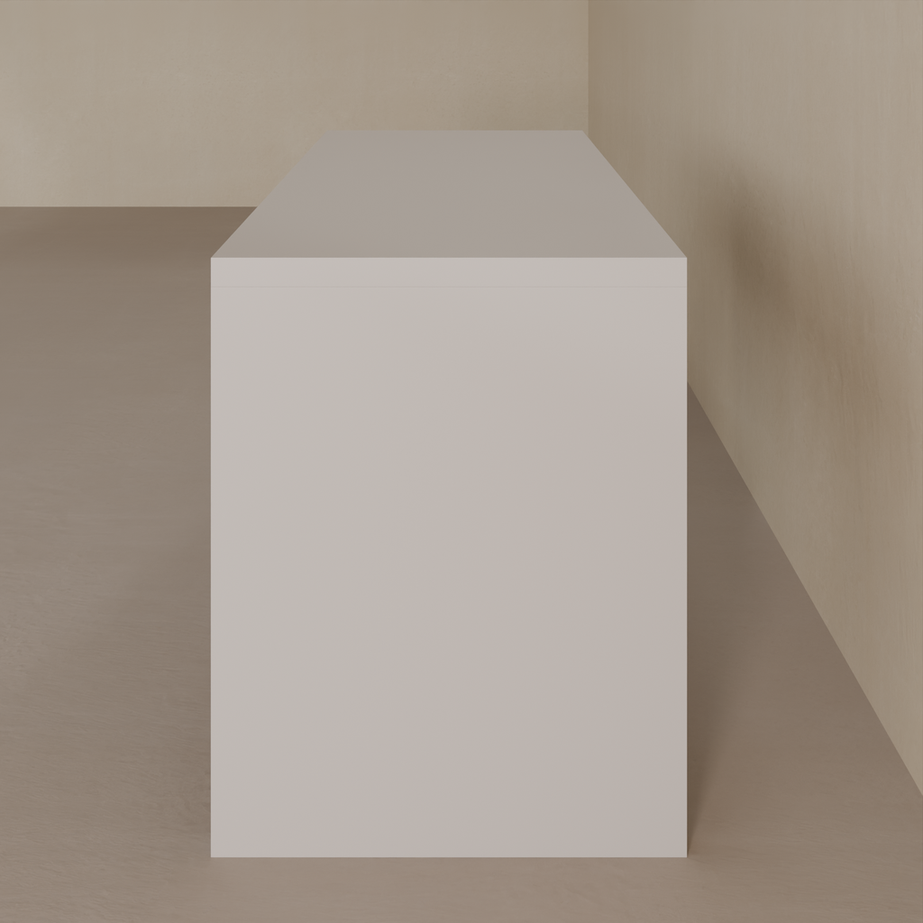 Mesa Escritório 140 x 60cm Cinza Cobalto
