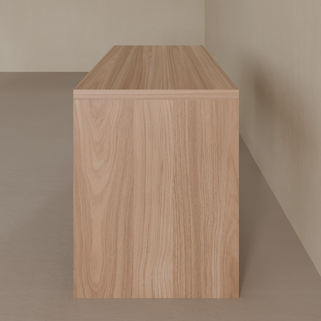 Mesa Escritório 140 x 60cm Louro Freijó