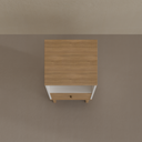 Mesa lateral Quarto MB1041 Cor Branco