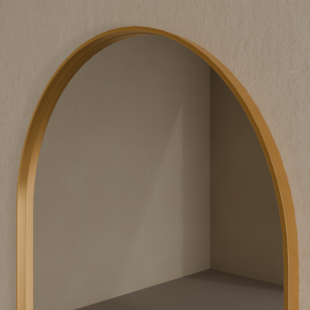 Espelho de Corpo Urban Dourado 160 x 50 cm Oblongo