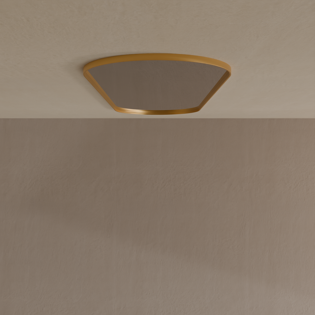 Espelho de Corpo Urban Dourado 160 x 50 cm Oblongo