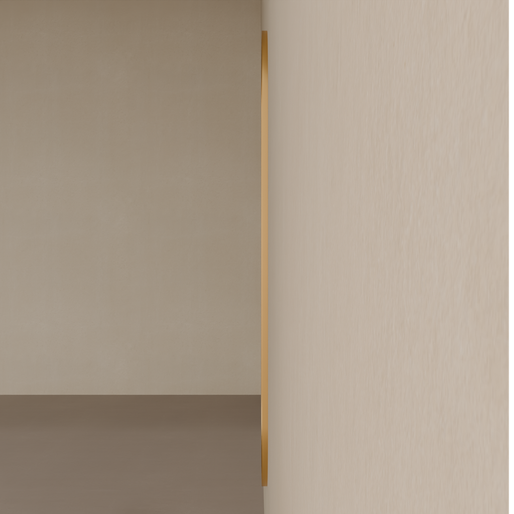 Espelho de Corpo Urban Dourado 160 x 50 cm Oblongo