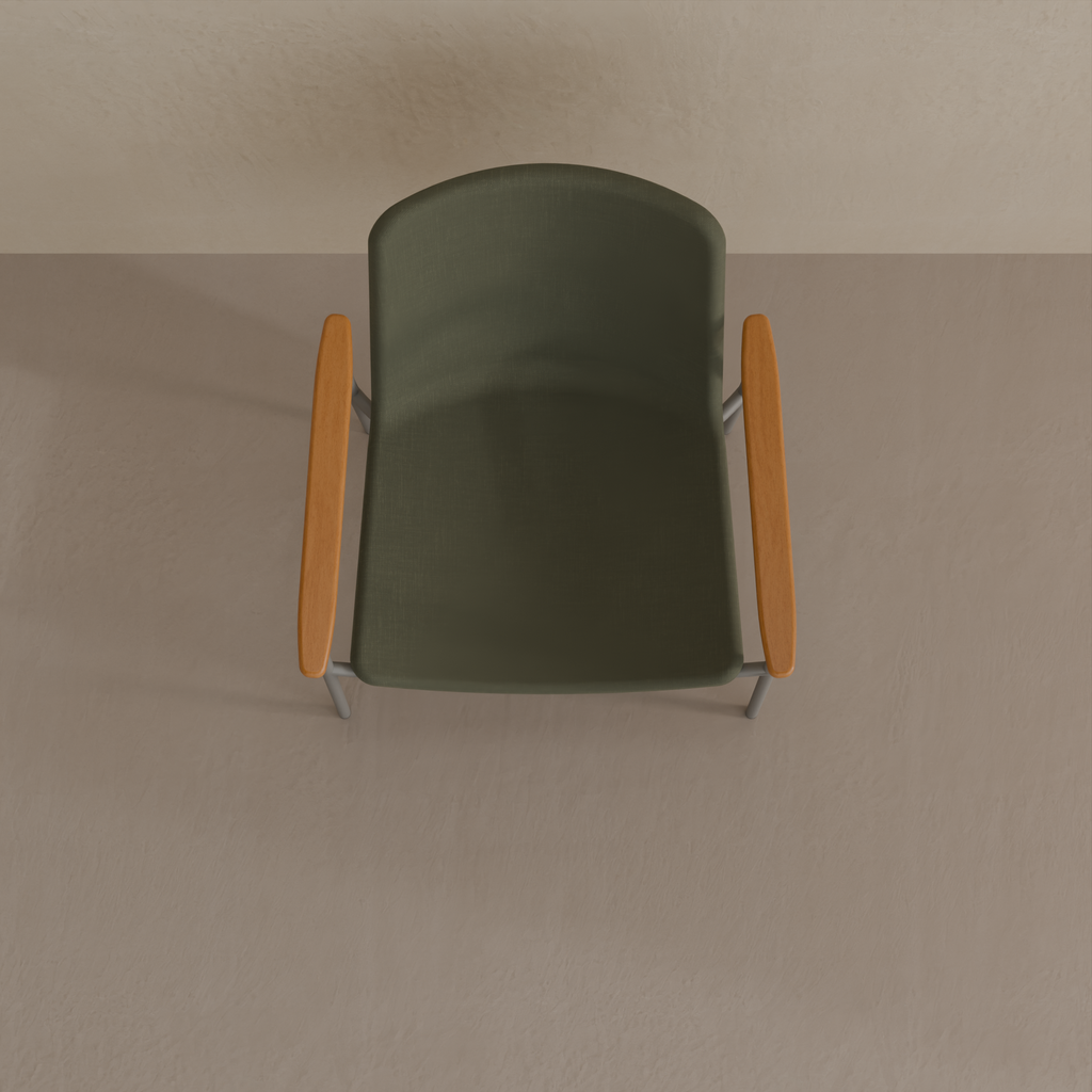 Poltrona Basel Jhovini Verde T3111