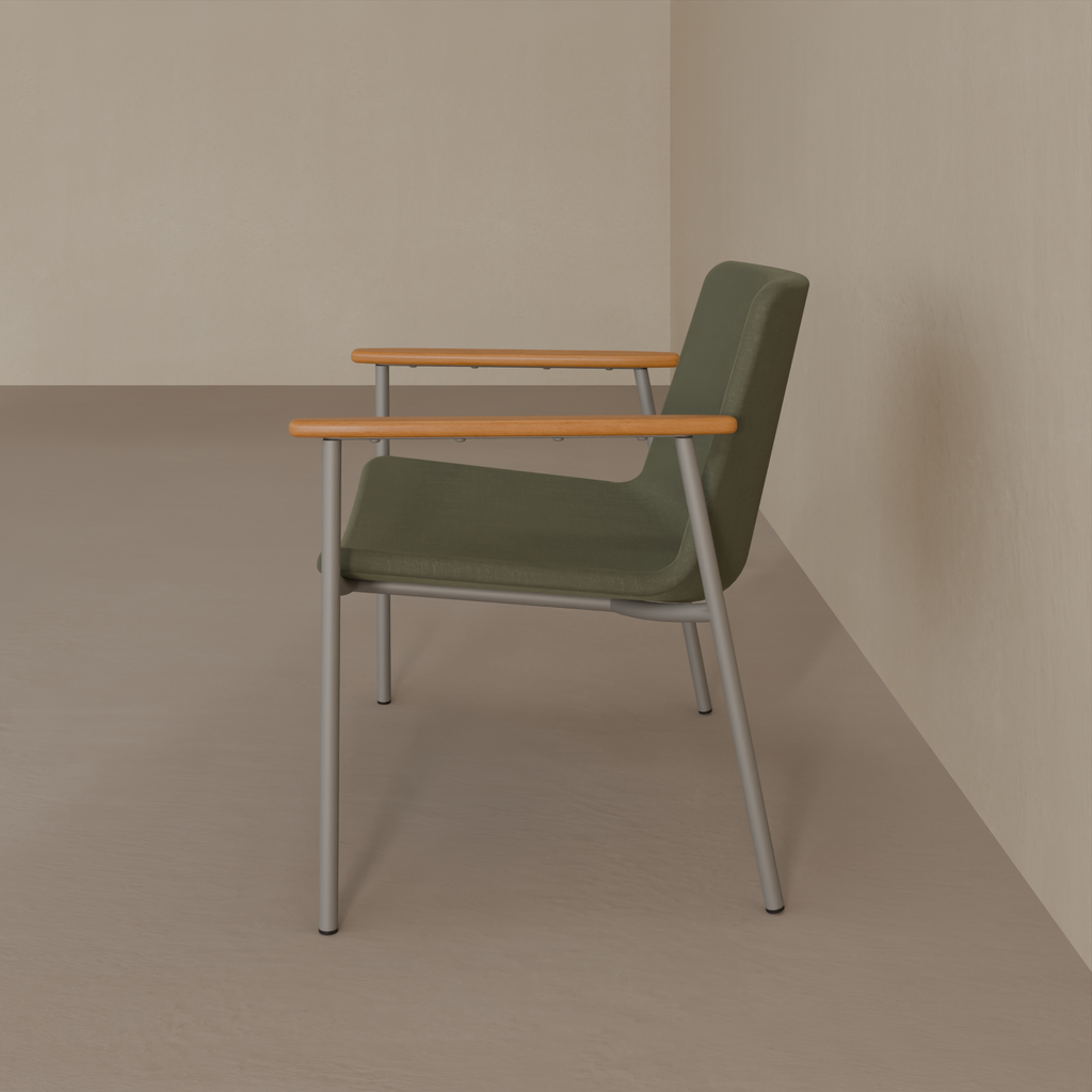 Poltrona Basel Jhovini Verde T3111