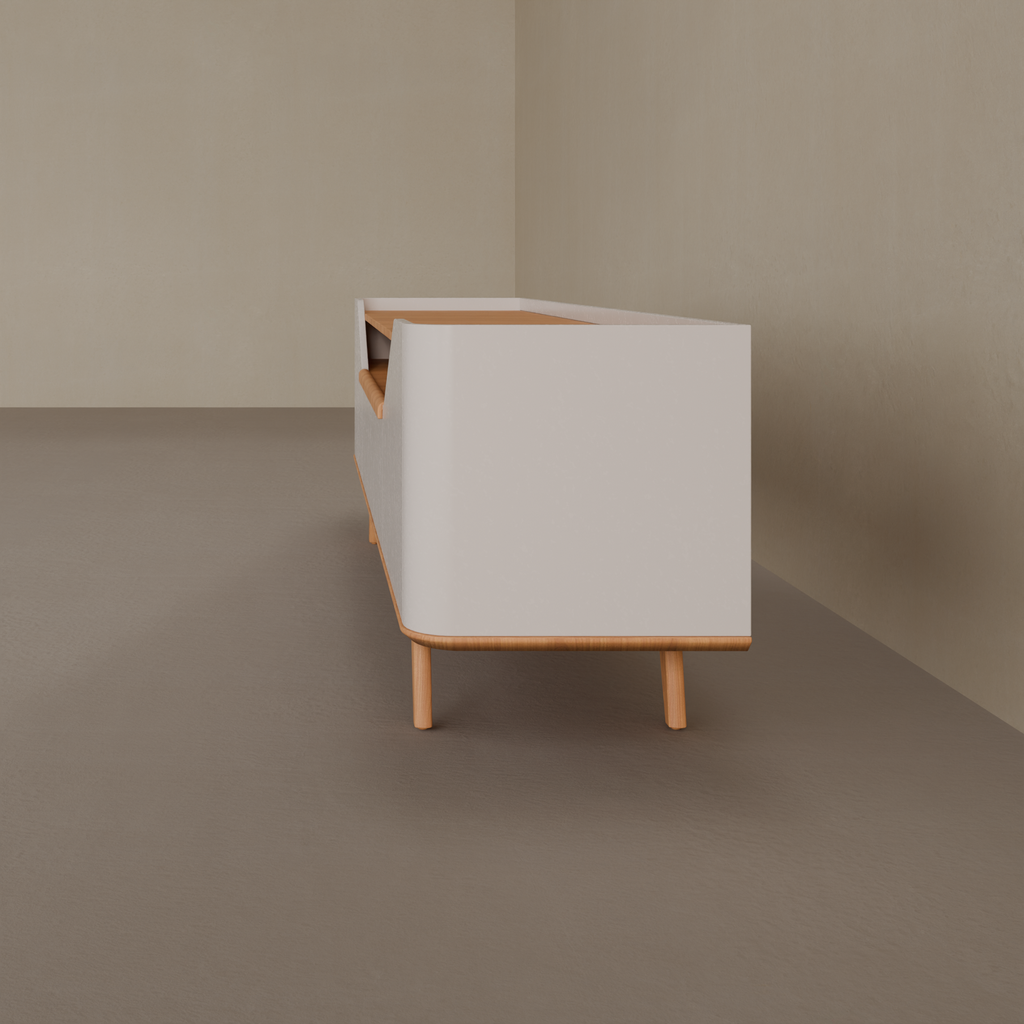 Rack ARC 2P 1.8 m Off White | Nature 14433 Imcal