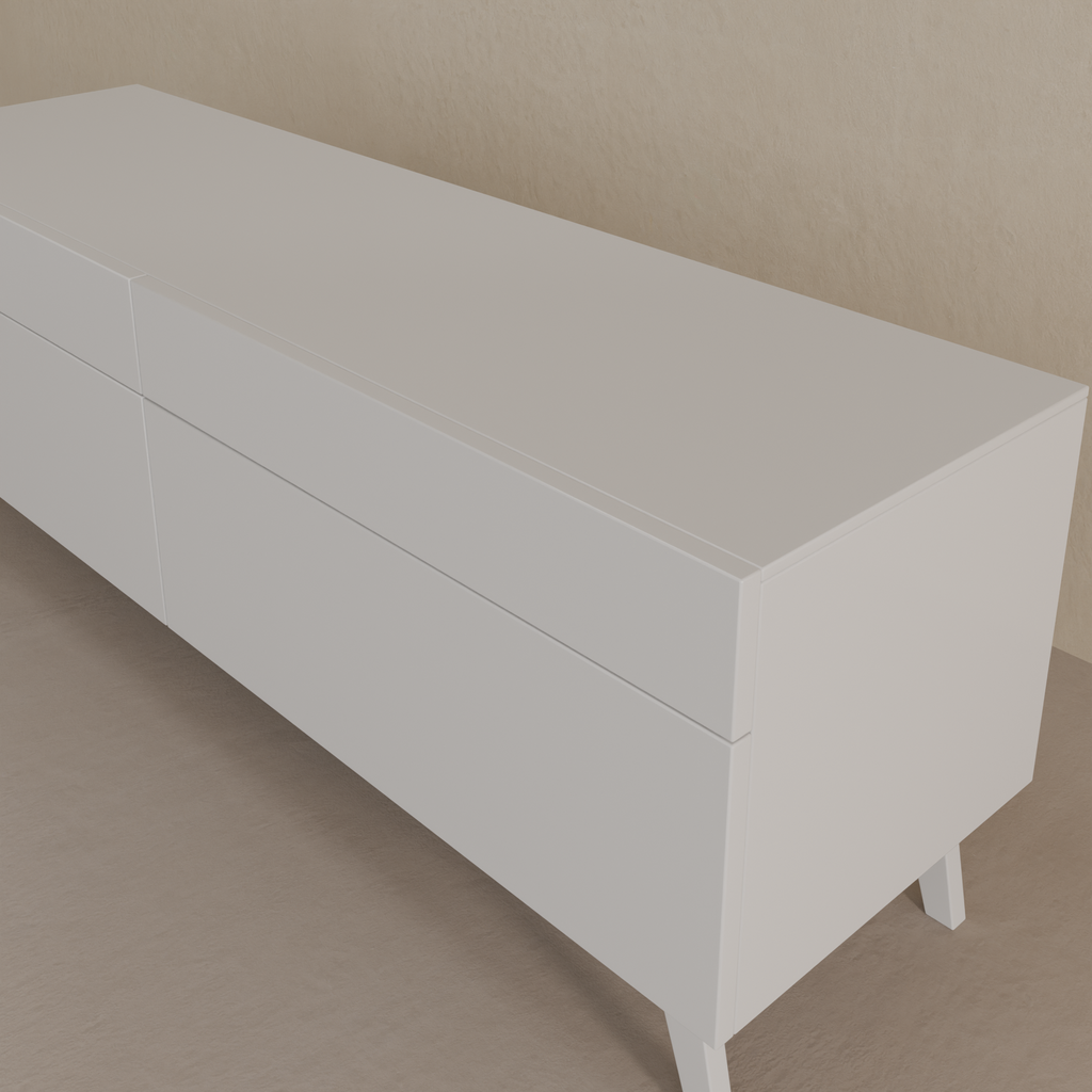 Rack Plus Classic 2G 1.4 m Branco Acetinado 1229 Imcal