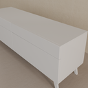 Rack Plus Classic 2G 1.4 m Branco Acetinado 1229 Imcal