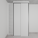 Armário Quarto Long Stay Porta de Correr Branco (Sudoeste / Bias Fortes - Apt 09)