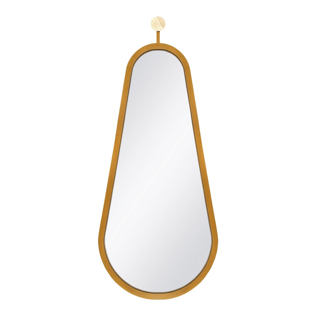 Espelho de Corpo Pêndulo Oval MDF Tauari 142x55 cm