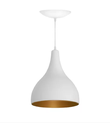 Luminária Pendente Gota Alumínio AL01 Ø15X18 cm Bocal E27