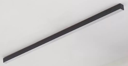 Luminária Perfil Led 3m Sobrepor Preto