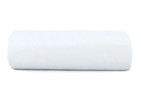 Lençol com elástico Solteiro Percal 180F 50/50 88 x1,88x30 cm Fio Penteado Branco 
