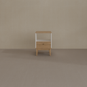 Mesa lateral Quarto MB1041 Cor Branco