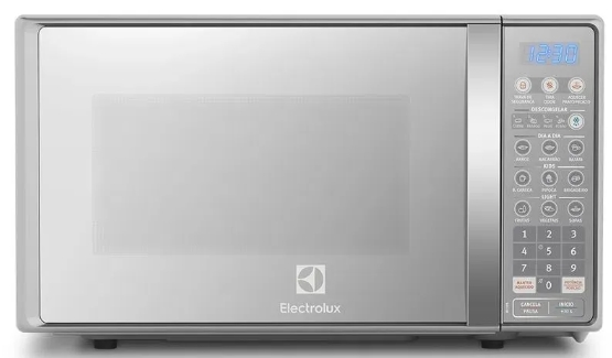 Microondas Electrolux 20L Inox Espelhado com Função Tira Odor (MT30S)