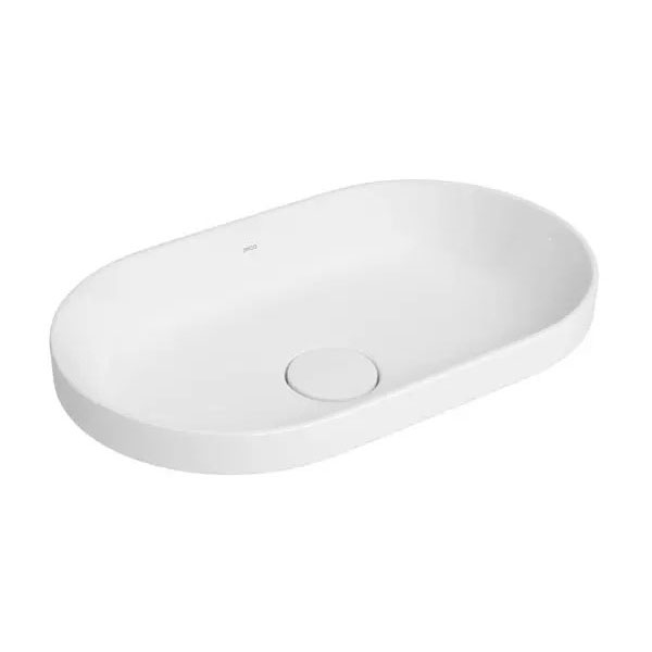 Cuba Oval de Sobrepor 50cm Branco Deca​