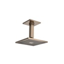 Chuveiro com tubo de teto quadrado Corten Deca