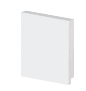 Rodapé branco Santa Luzia 100mm Cód. 454 RP/BR​ ​ ​  Conceito Padrão​