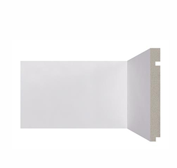 Rodapé branco Santa Luzia 150mm Cód. 496 RP/BR​ ​ ​  Conceito Orla e Maresia​