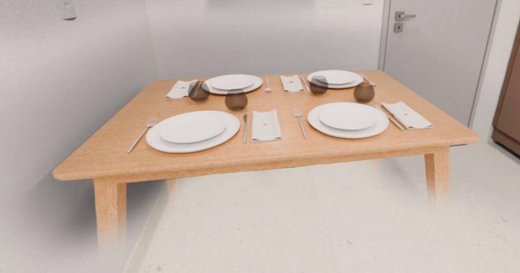 Mesa de Jantar Ditta 120 x 80 - Laqueado Natura Imbuia Ferrati