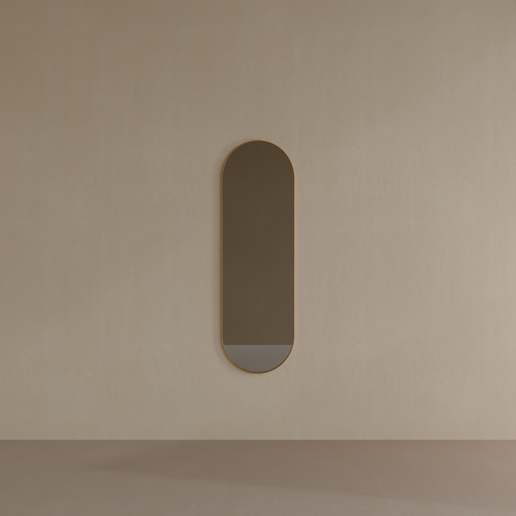 Espelho de Corpo Lina sisal Oblongo 120 x 40 cm 