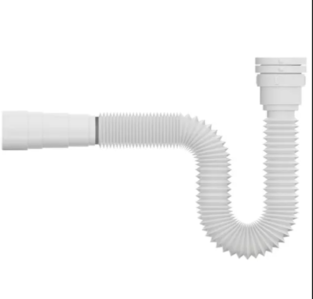 Sifão Extensível Universal Branco 1 Ou 1.1/4 Ou 1.1/2 X Dn38/40/48/50 Amanco 10101 
