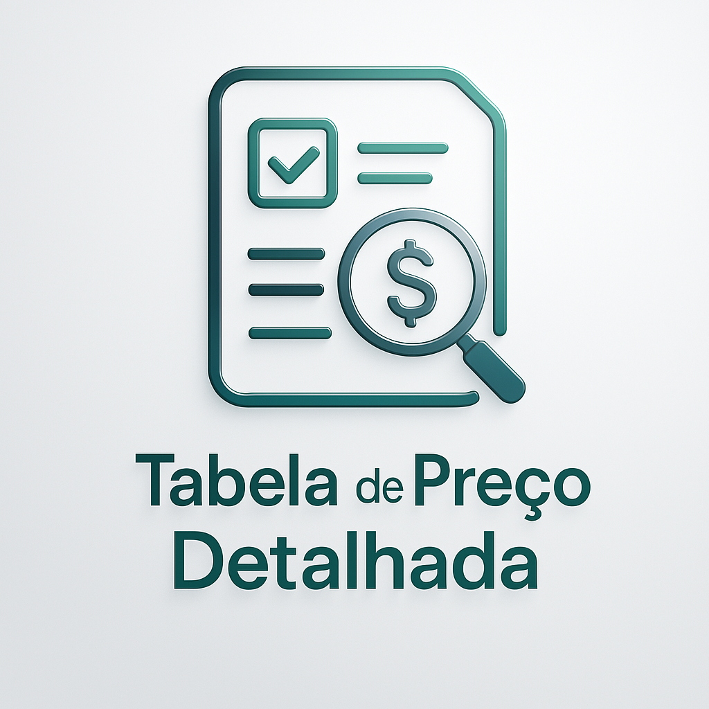 TABELA DE PREÇO DETALHADA