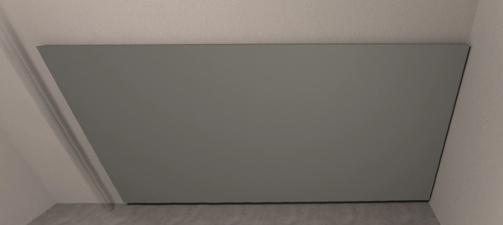 Cabeceira Casal Stone 2,40 L x 1,13m A (Apto 3,4,6 Quarto 1 Geribá)