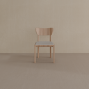 Conjunto de 4 Cadeiras Ali Ferrati Madeira Imbuia | Tecido Cinza Escuro Cinza Escuro B 20224